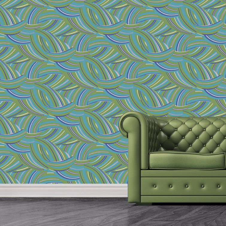 TheVintageCollection Abstract Wallpaper Roll Perigold